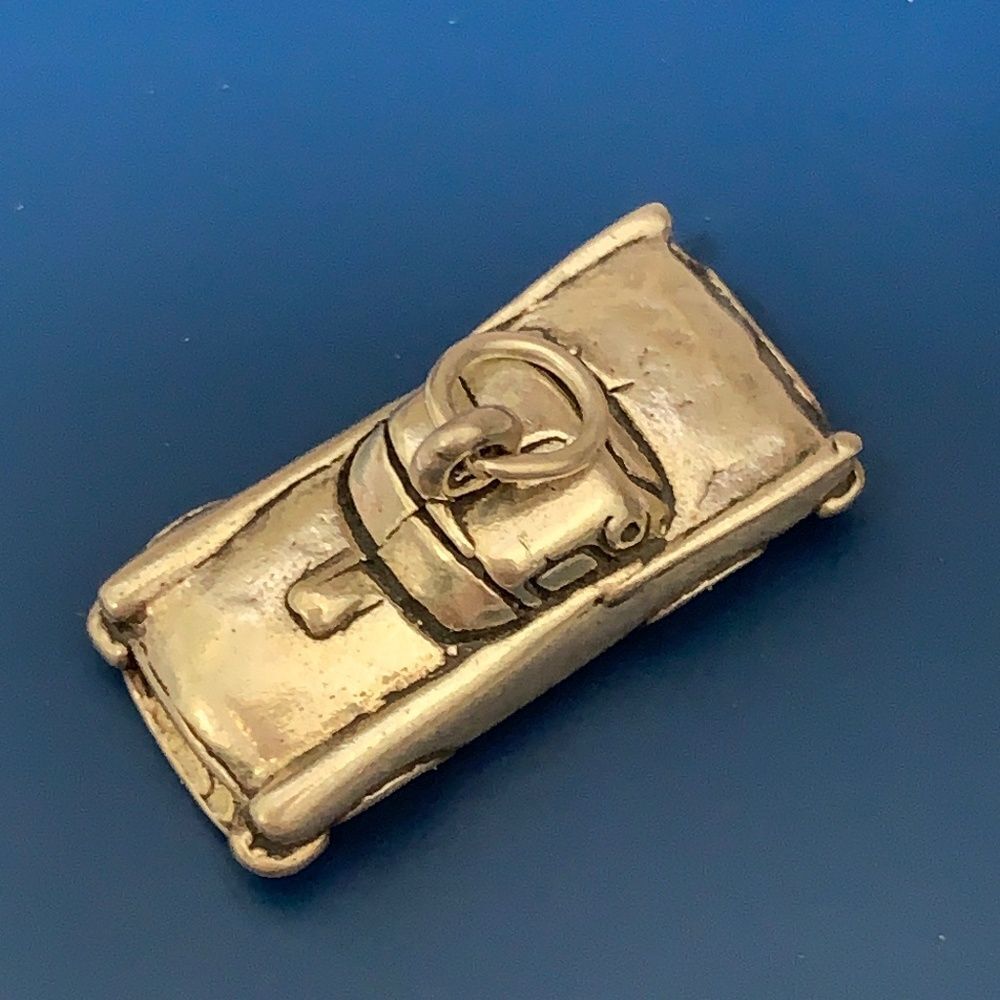 .925 Vintage Car Sterling Silver Jewelry Charm #travel #car collector #auto
